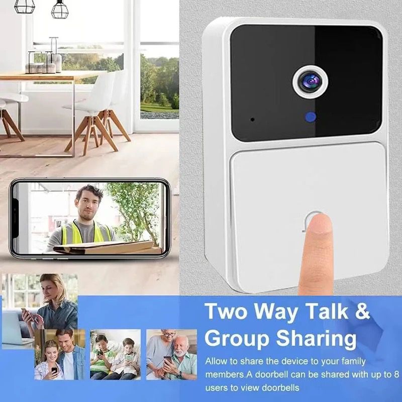 Timbre Inalambrico Camara Wifi Recarga