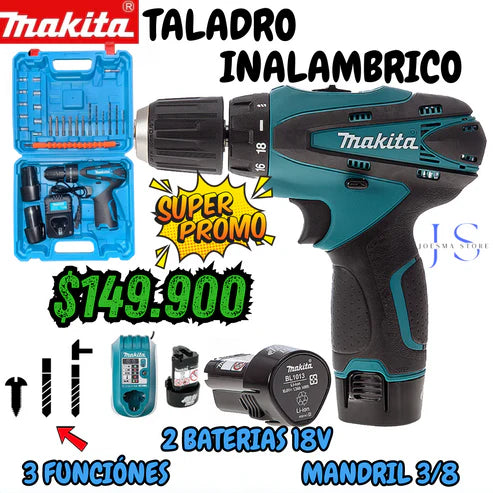 Taladro Inalambrico 18V Makita